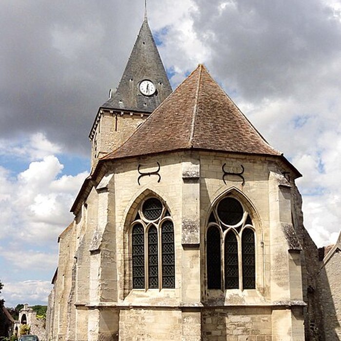 Photo de Église Saint-Martin dOmerville et 2 croix
