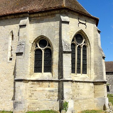 Église Saint-Martin dOmerville et 2 croix