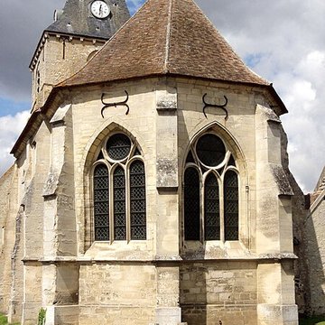 Église Saint-Martin dOmerville et 2 croix