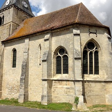Église Saint-Martin dOmerville et 2 croix