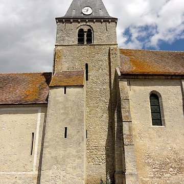 Église Saint-Martin dOmerville et 2 croix