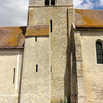 Église Saint-Martin dOmerville et 2 croix