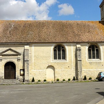 Église Saint-Martin dOmerville et 2 croix