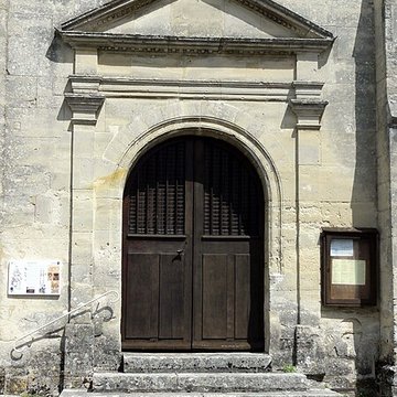 Église Saint-Martin dOmerville et 2 croix
