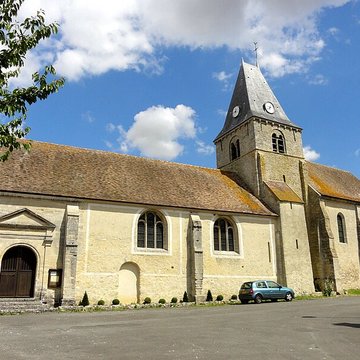 Église Saint-Martin dOmerville et 2 croix
