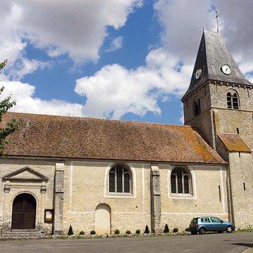 Église Saint-Martin dOmerville et 2 croix