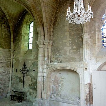 Église Saint-Martin dOmerville et 2 croix