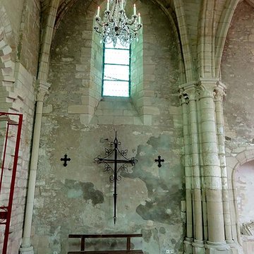 Église Saint-Martin dOmerville et 2 croix