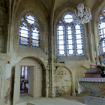 Église Saint-Martin dOmerville et 2 croix