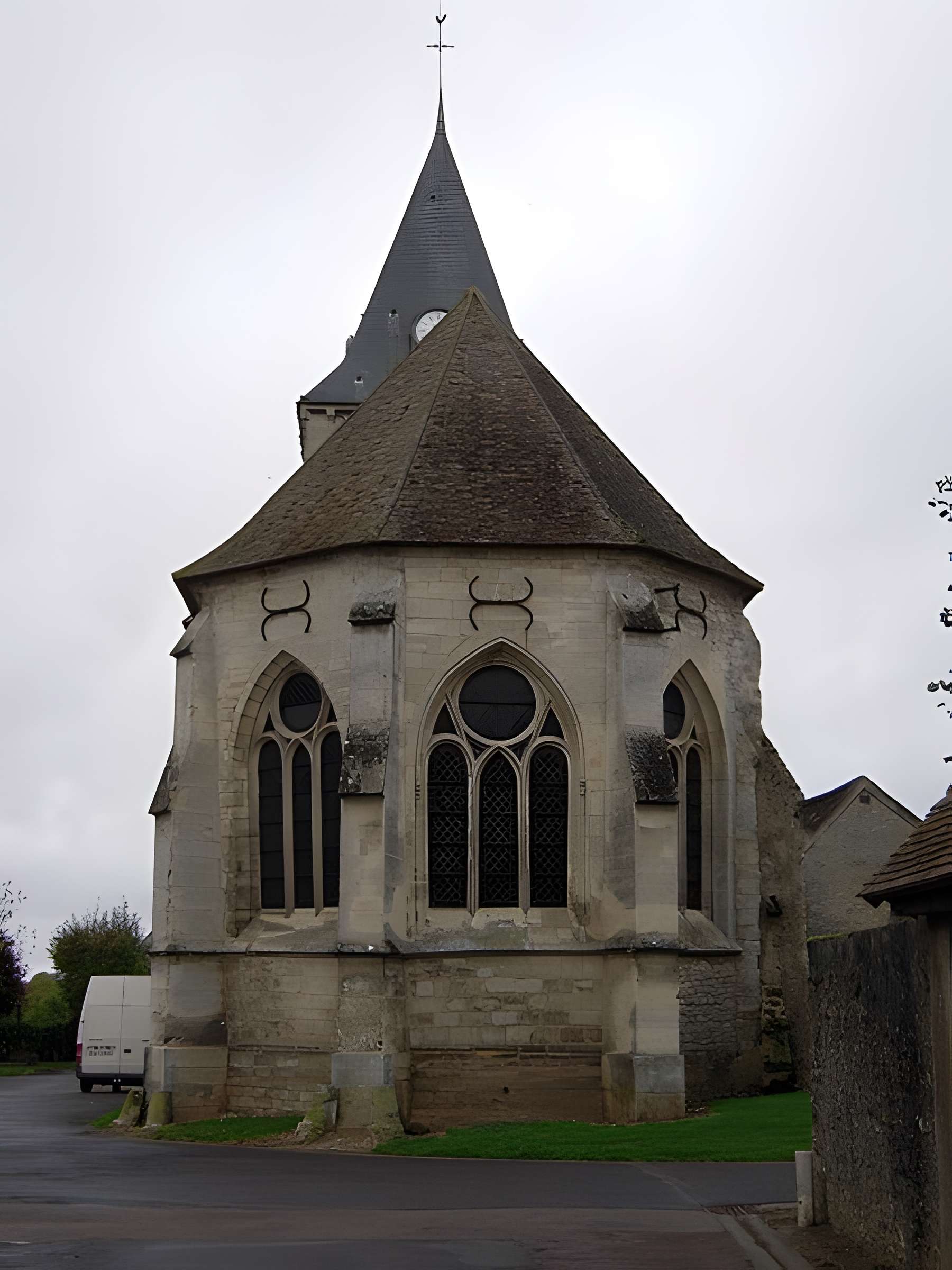 Église Saint-Martin d'Omerville et 2 croix