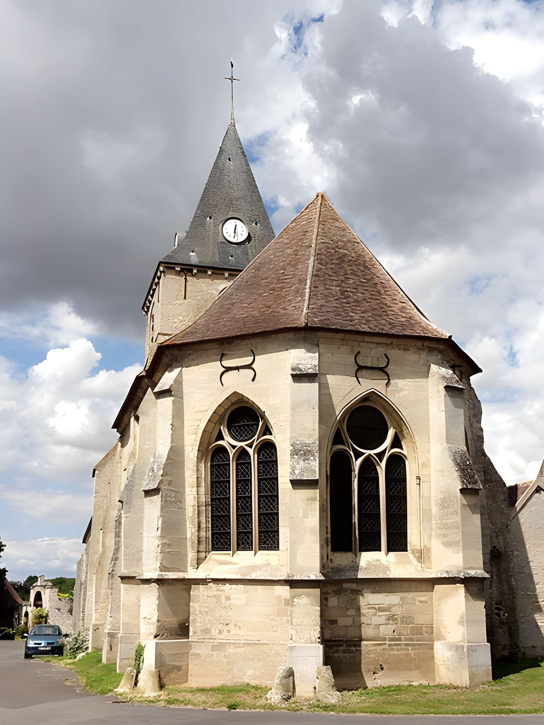Église Saint-Martin d'Omerville et 2 croix