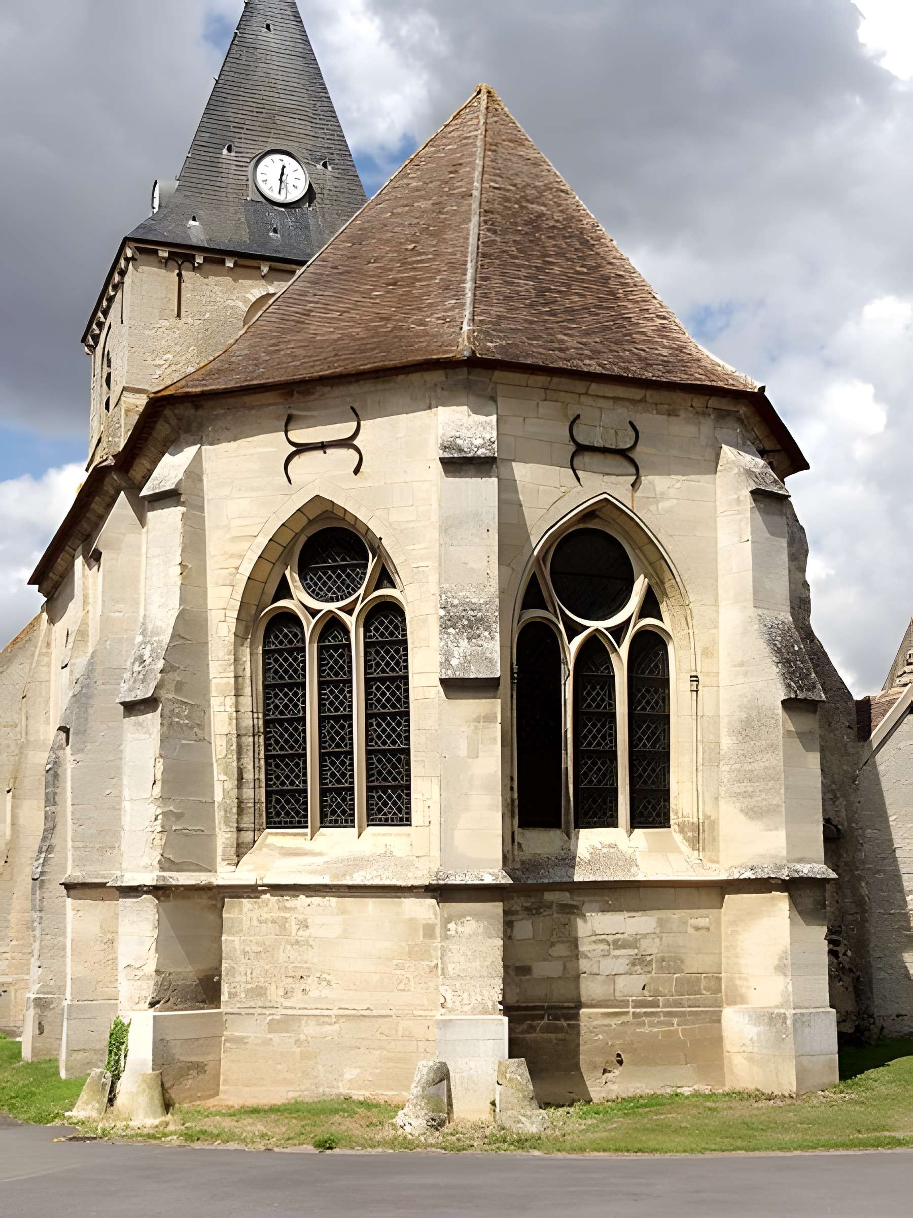Église Saint-Martin d'Omerville et 2 croix