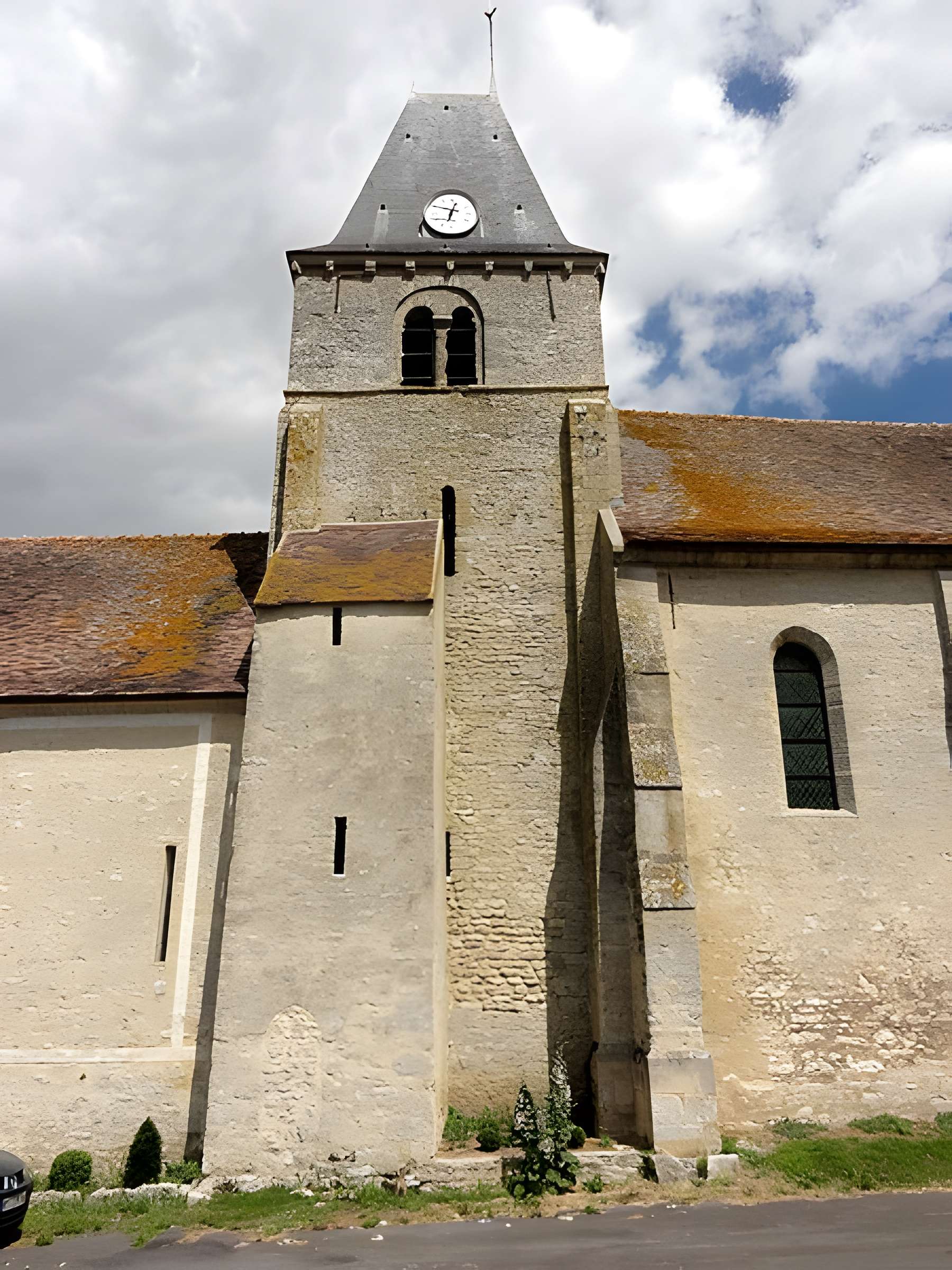 Église Saint-Martin d'Omerville et 2 croix