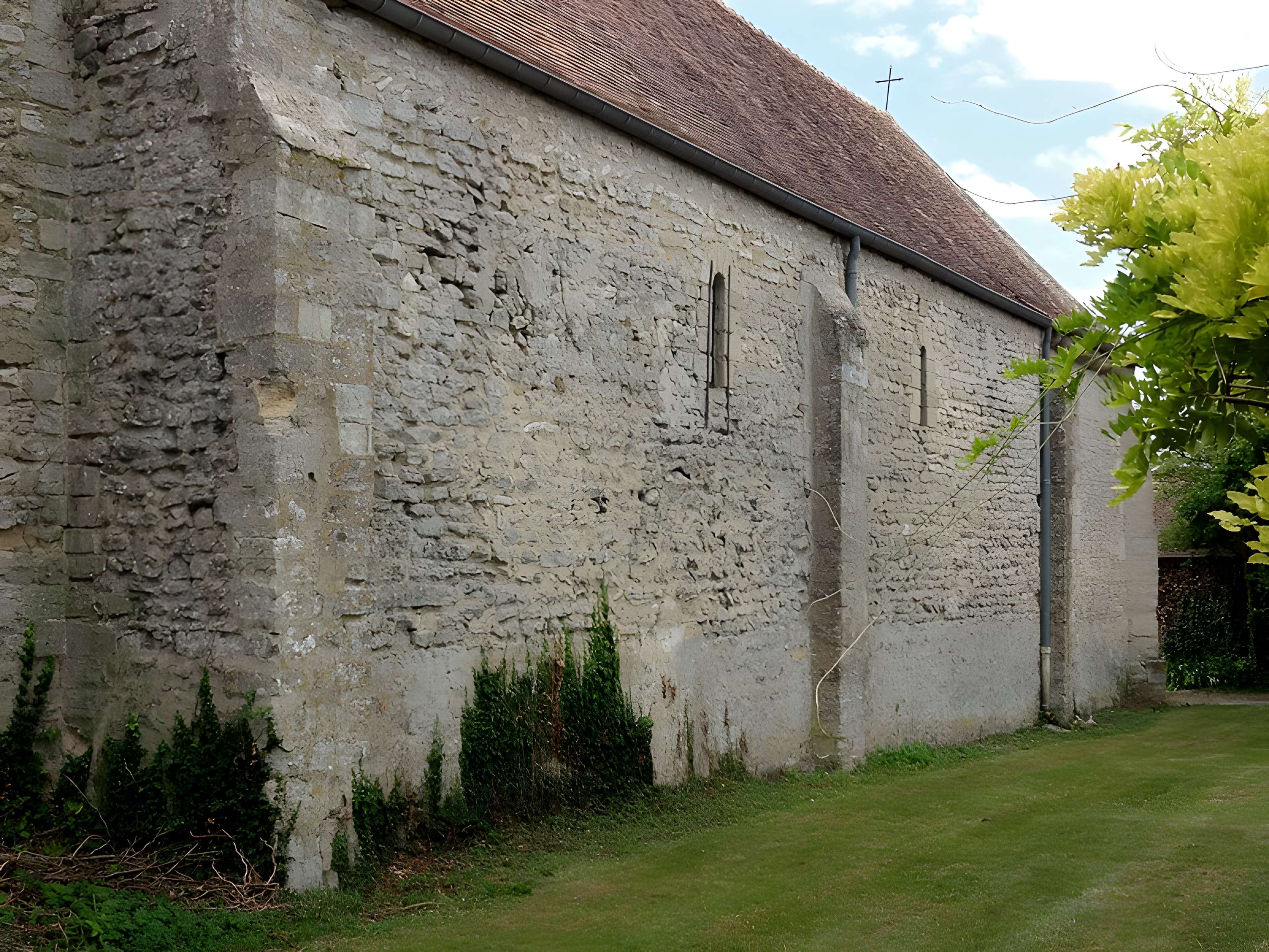 Église Saint-Martin d'Omerville et 2 croix