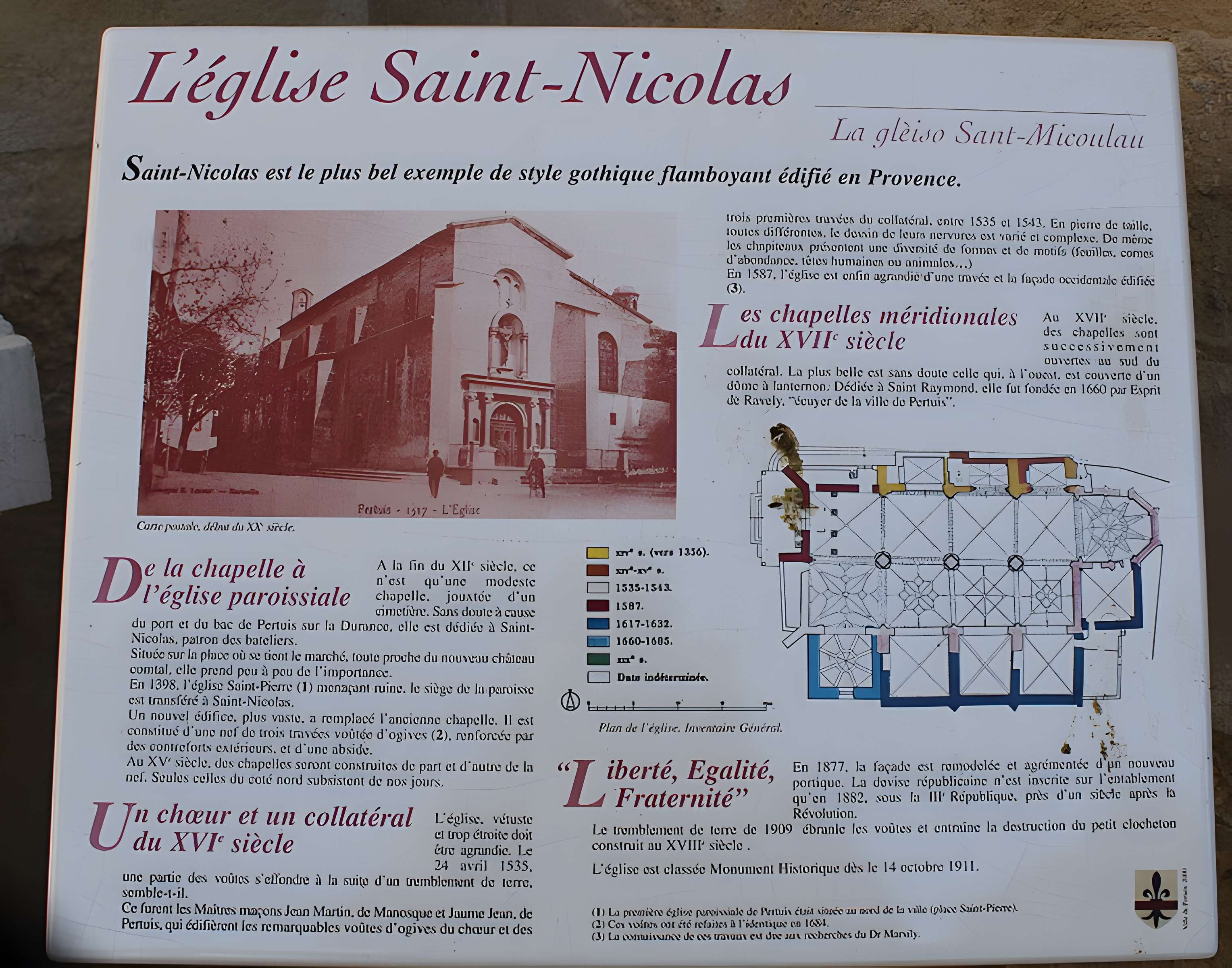 Église Saint-Nicolas de Pertuis