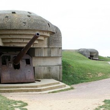 batterie allemande de longues sur mer