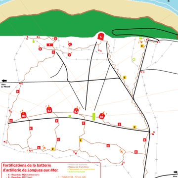 Batterie allemande de Longues sur Mer