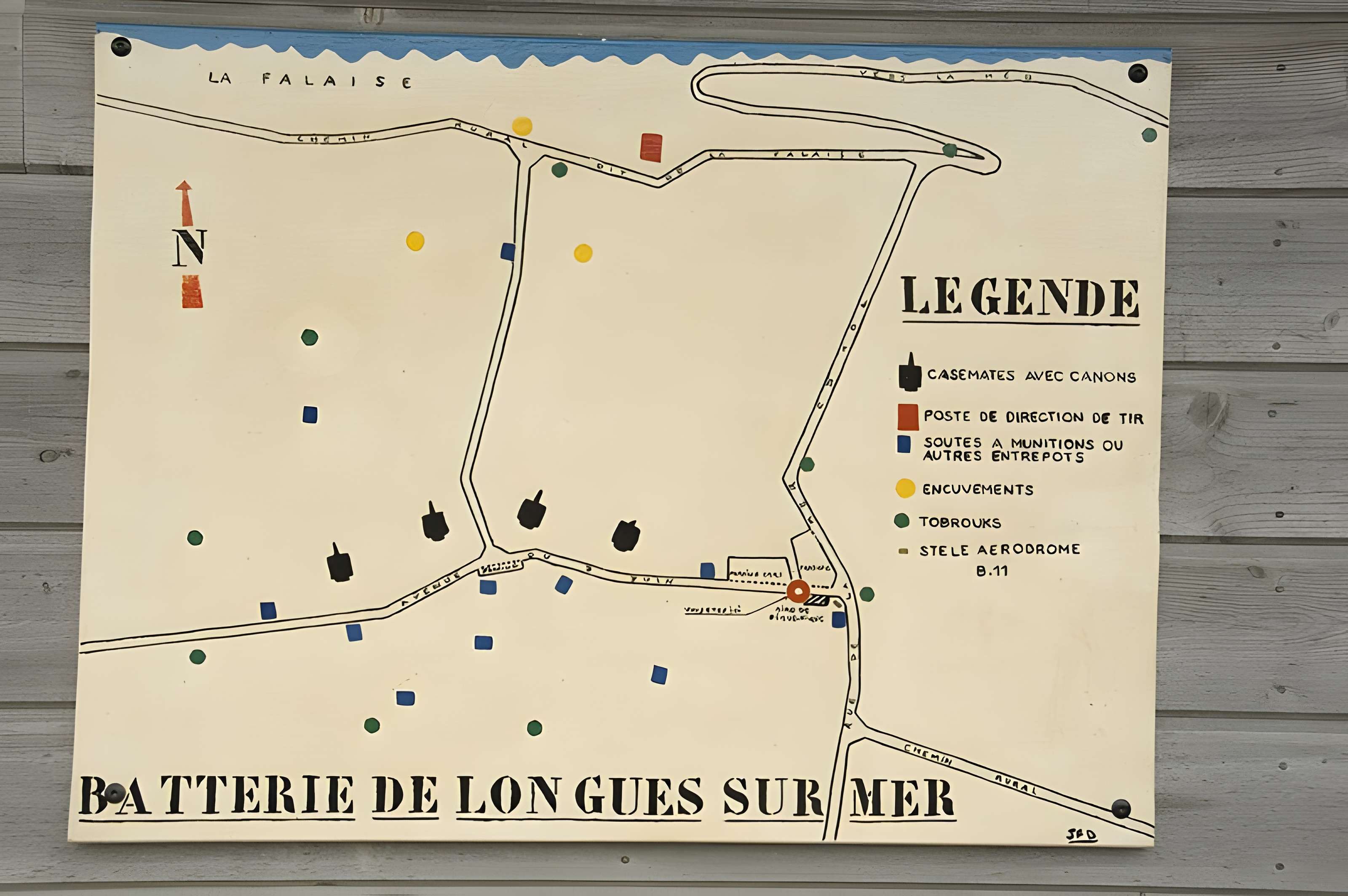 Batterie allemande de Longues sur Mer