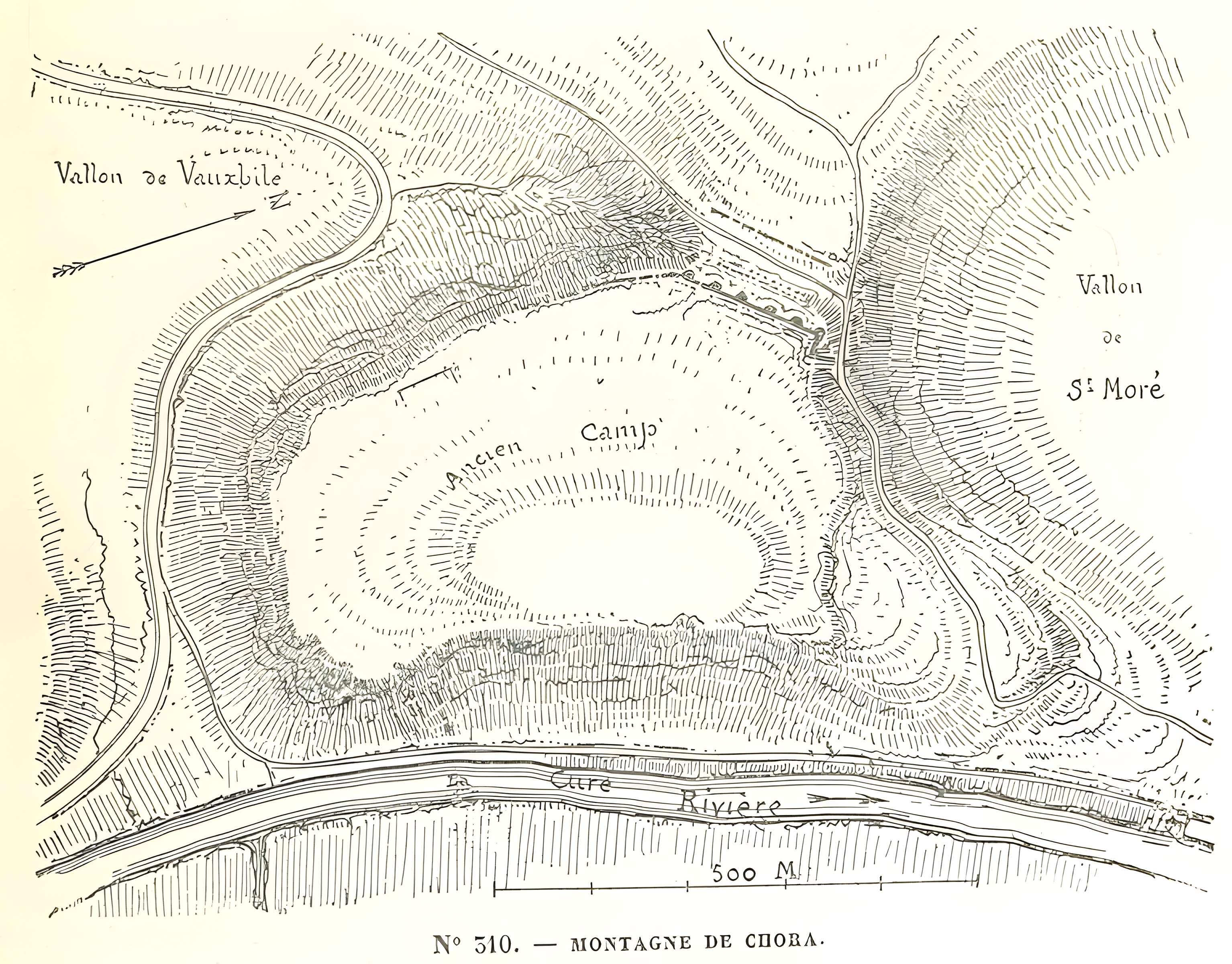Camp antique de Cora à Saint-Moré