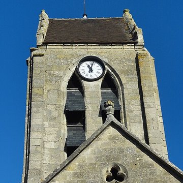 Église Saint-Pierre de Puiseux-Pontoise et 2 croix