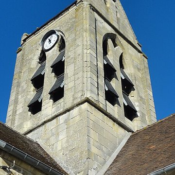 Église Saint-Pierre de Puiseux-Pontoise et 2 croix