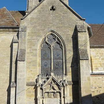 Église Saint-Pierre de Puiseux-Pontoise et 2 croix