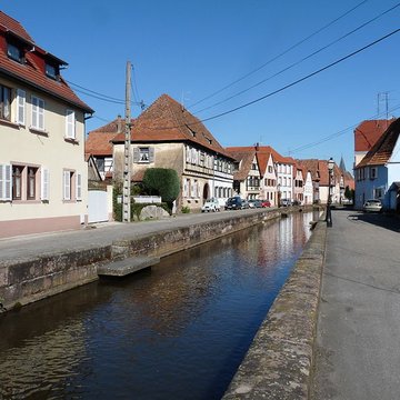 Canal de la Lauter à Wissembourg