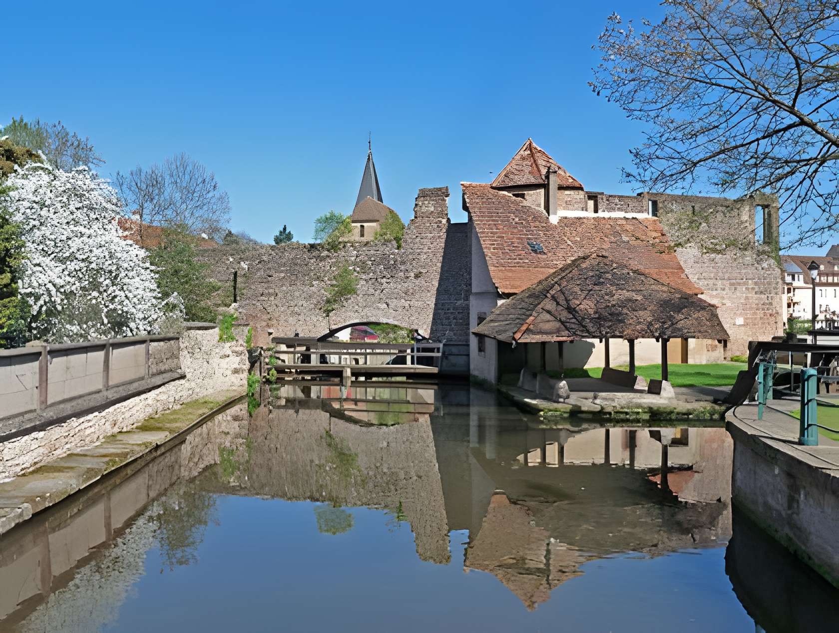 Canal de la Lauter à Wissembourg 
