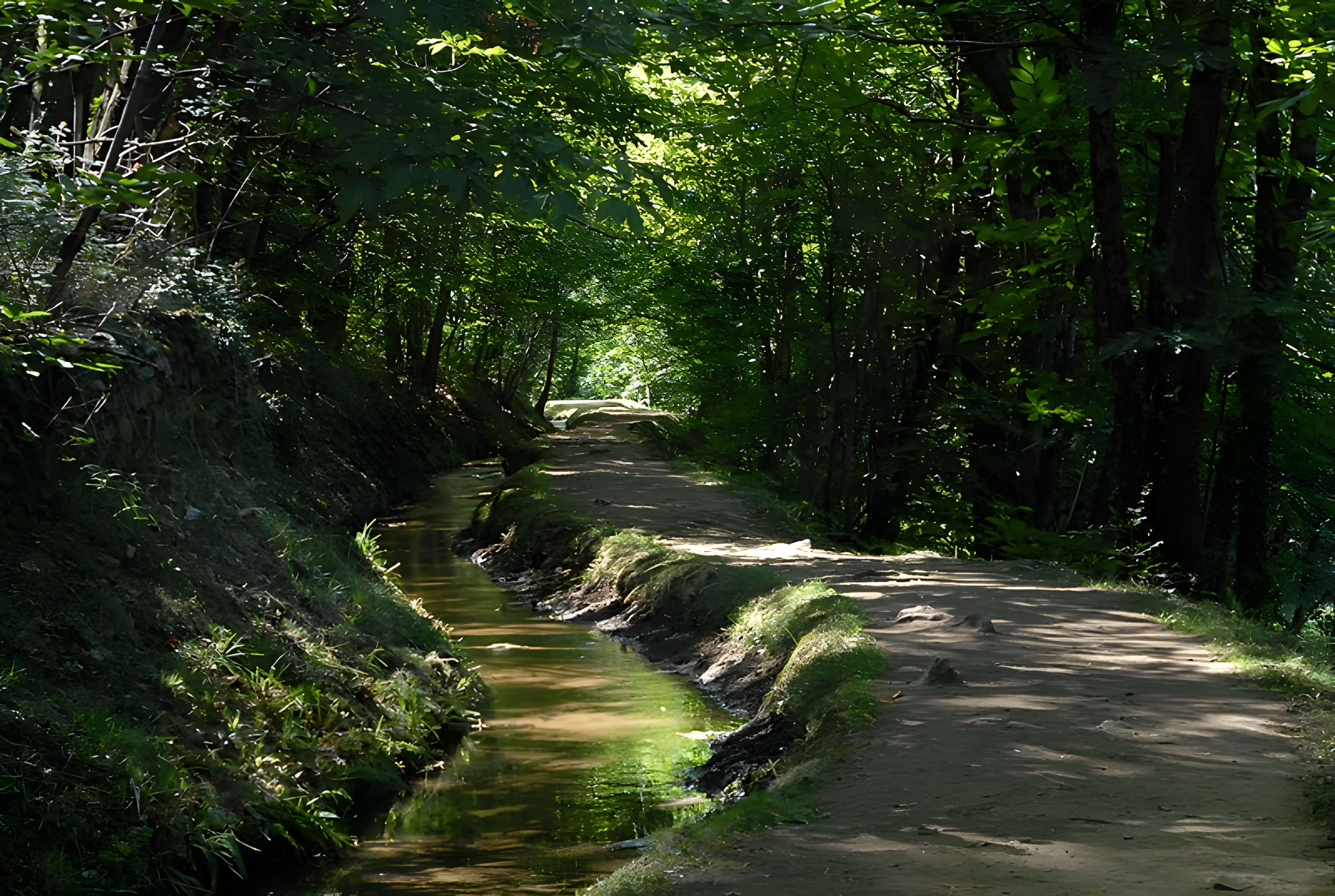 Canal des moines d'Aubazine