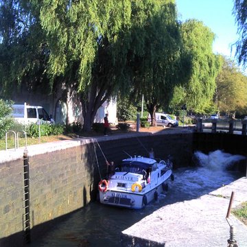 Canal du Midi : Écluse de Négra