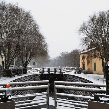 Canal du Midi : Écluse de Négra