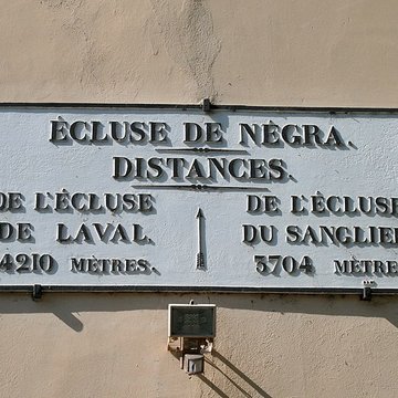 Canal du Midi : Écluse de Négra