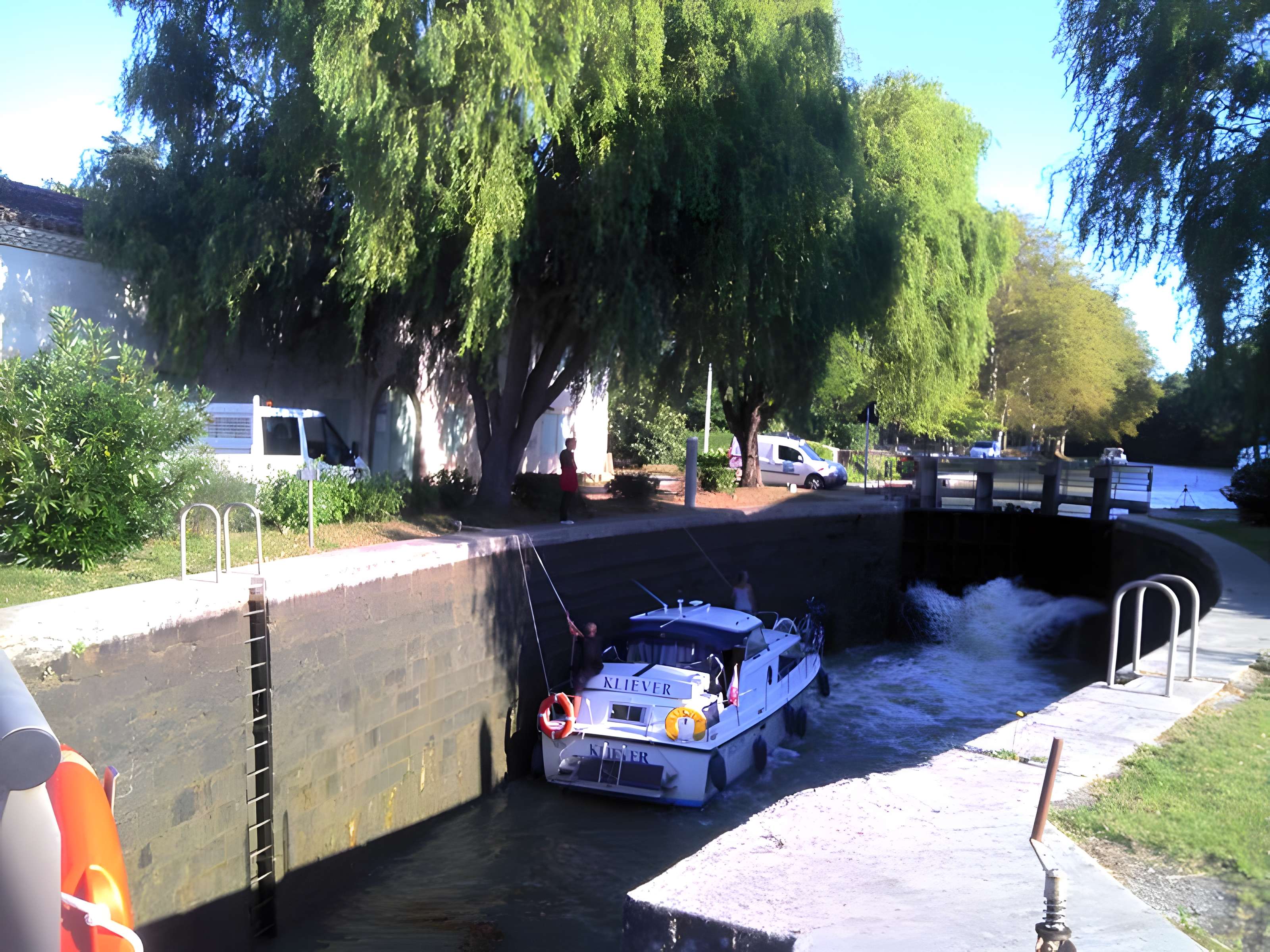 Canal du Midi : Écluse de Négra