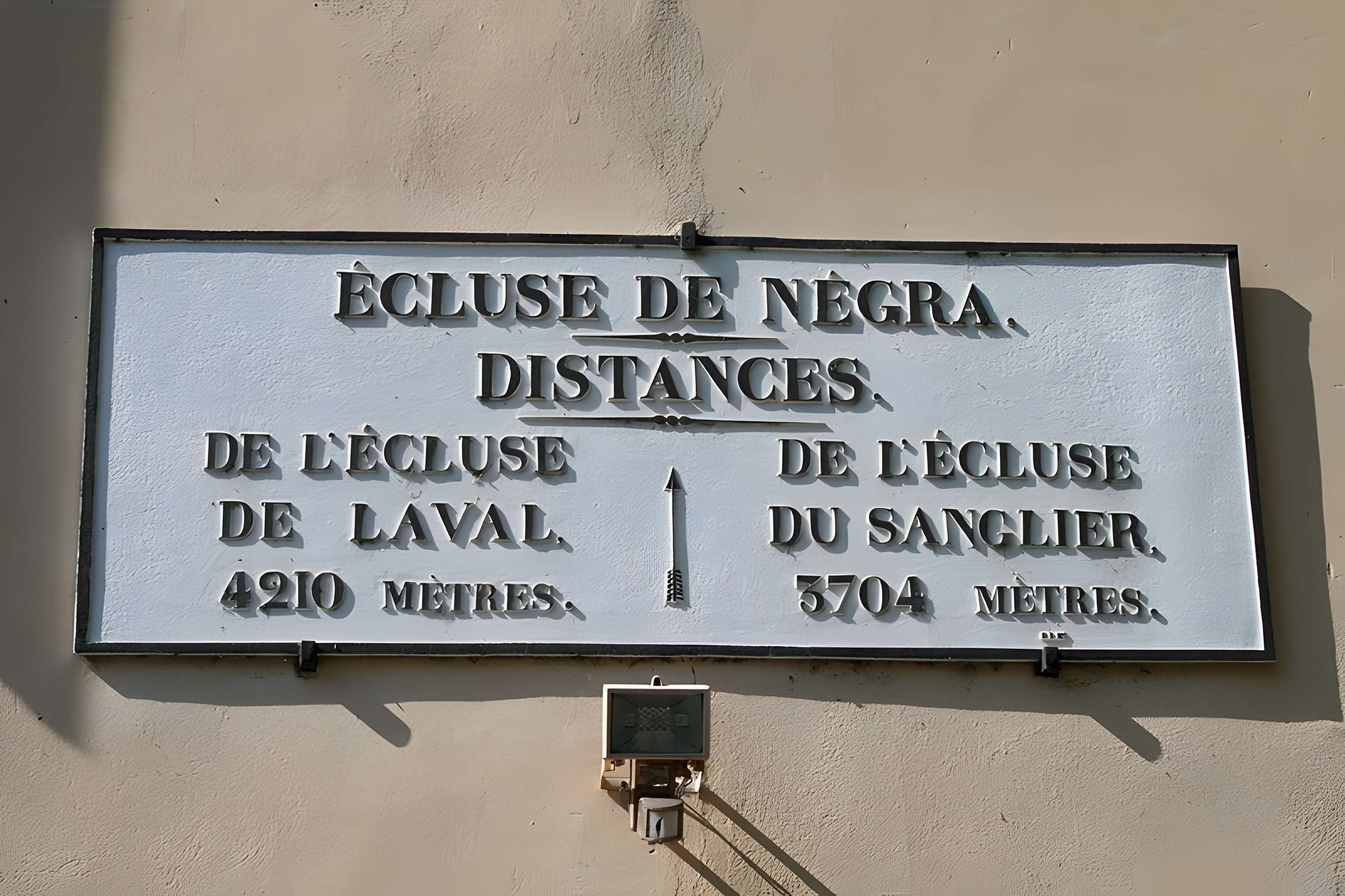 Canal du Midi : Écluse de Négra