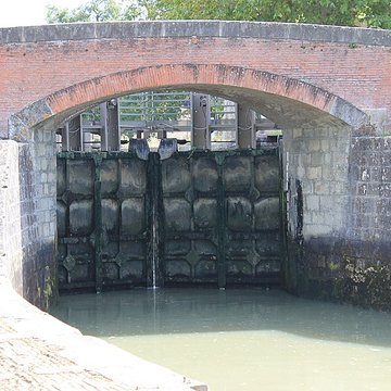 Canal du Midi : Écluse du Sanglier