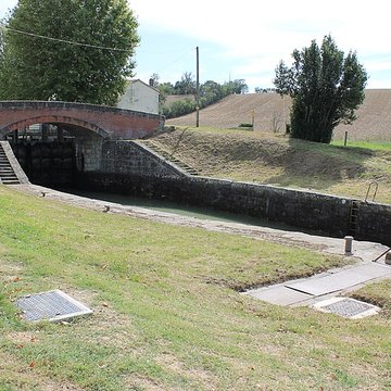 Canal du Midi : Écluse du Sanglier