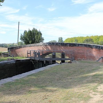Canal du Midi : Écluse du Sanglier