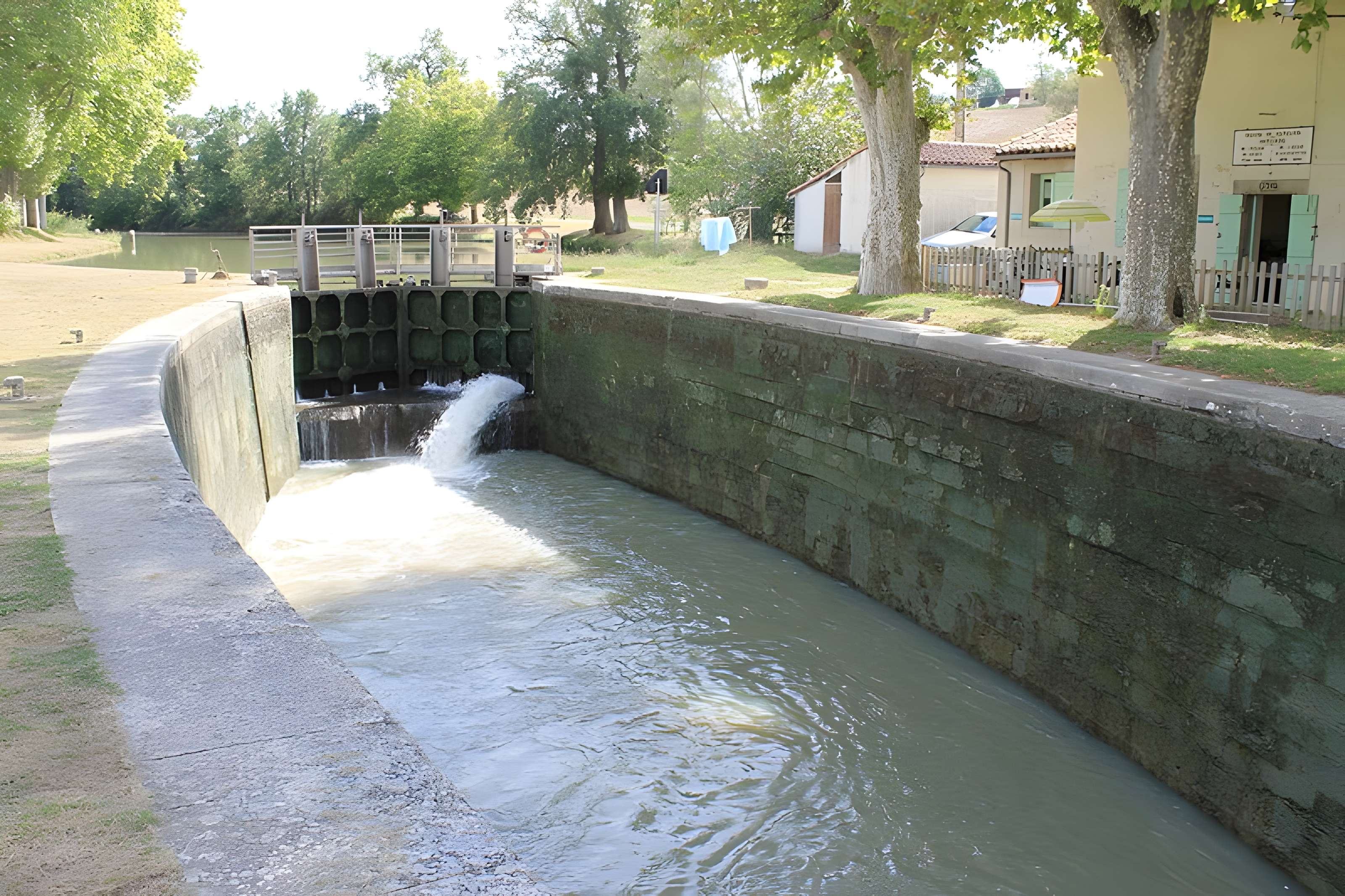Canal du Midi Écluse du Sanglier 