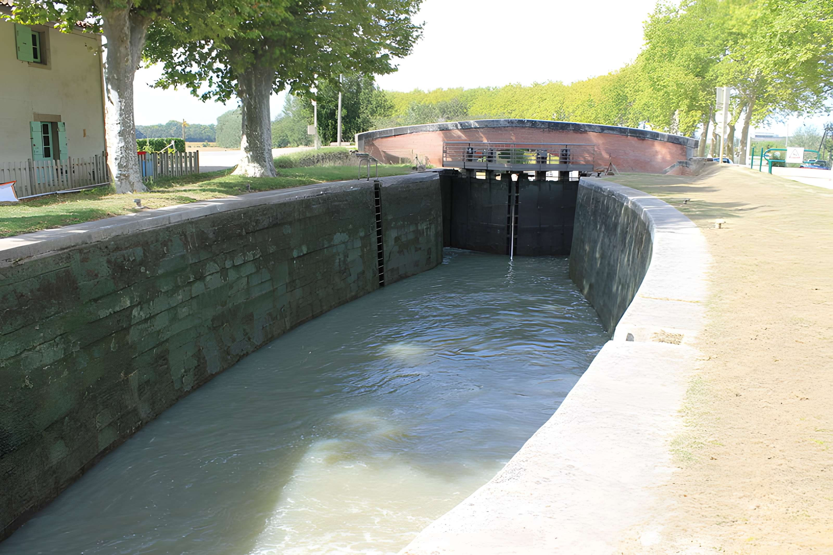 Canal du Midi : Écluse du Sanglier