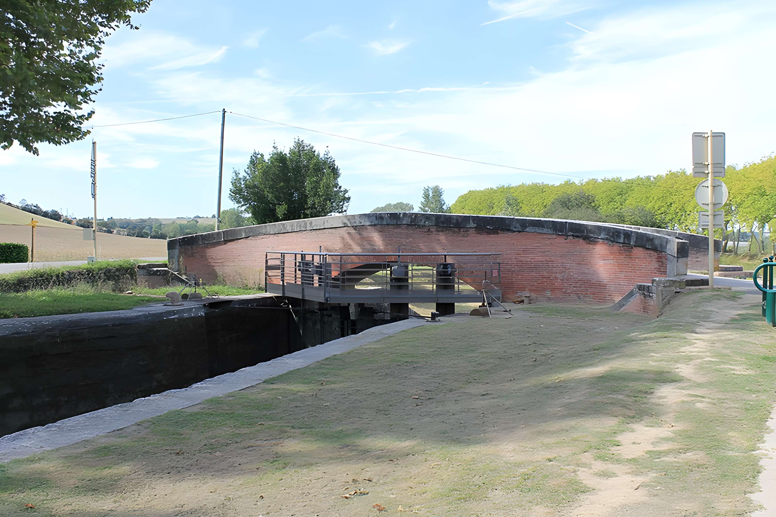 Canal du Midi : Écluse du Sanglier