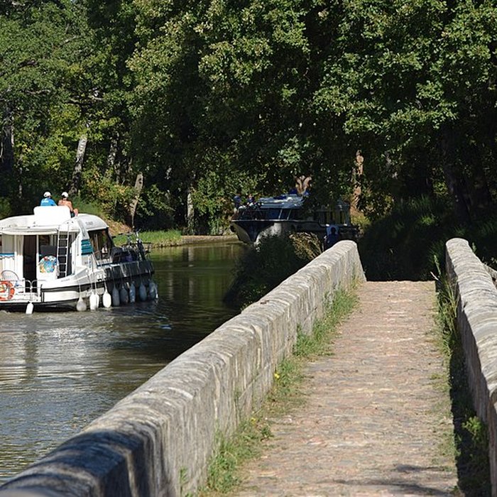 Photo de Canal du Midi : Épanchoir de lArgent-Double