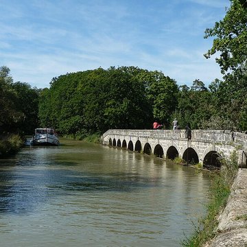 Canal du Midi : Épanchoir de lArgent-Double