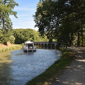 Canal du Midi : Épanchoir de lArgent-Double