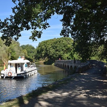Canal du Midi : Épanchoir de lArgent-Double