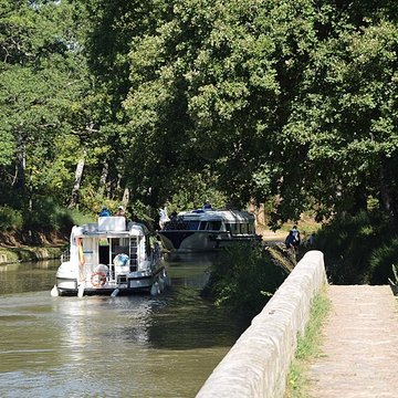 Canal du Midi : Épanchoir de lArgent-Double