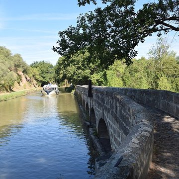Canal du Midi : Épanchoir de lArgent-Double