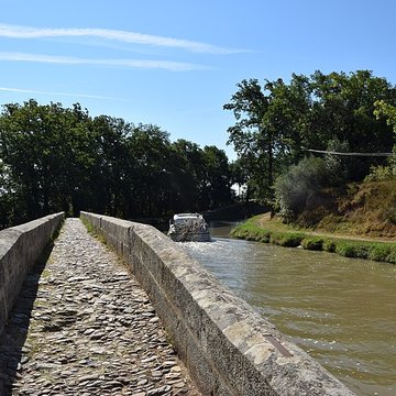 Canal du Midi : Épanchoir de lArgent-Double