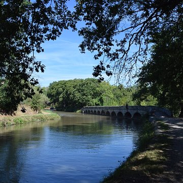 Canal du Midi : Épanchoir de lArgent-Double
