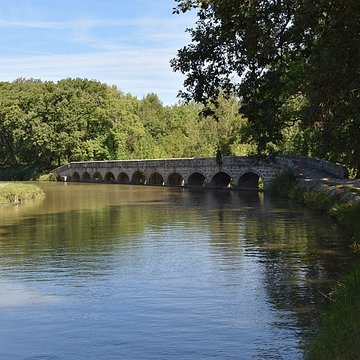 Canal du Midi : Épanchoir de lArgent-Double