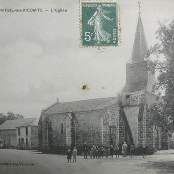eglise saint pierre du monteil au vicomte